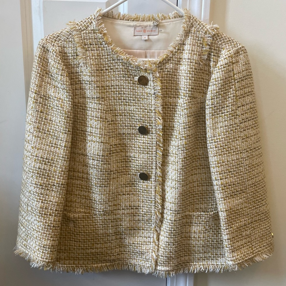 Lovely Tory Burch Tweed Jacket